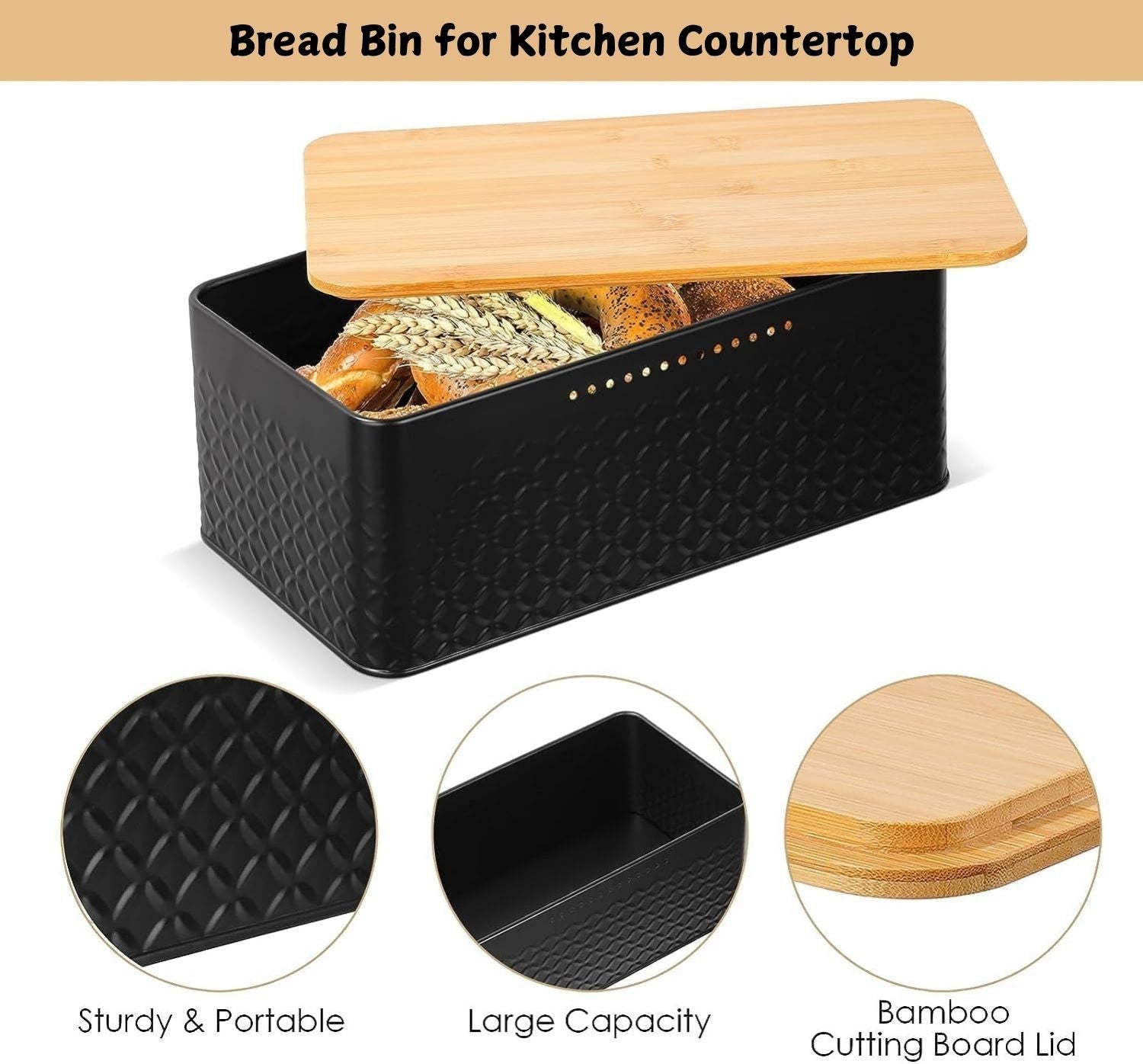 bread-bin-with-bamboo-lid-used-as-chopping-board-for-kitchen-countertop www.mallsonline.com.au