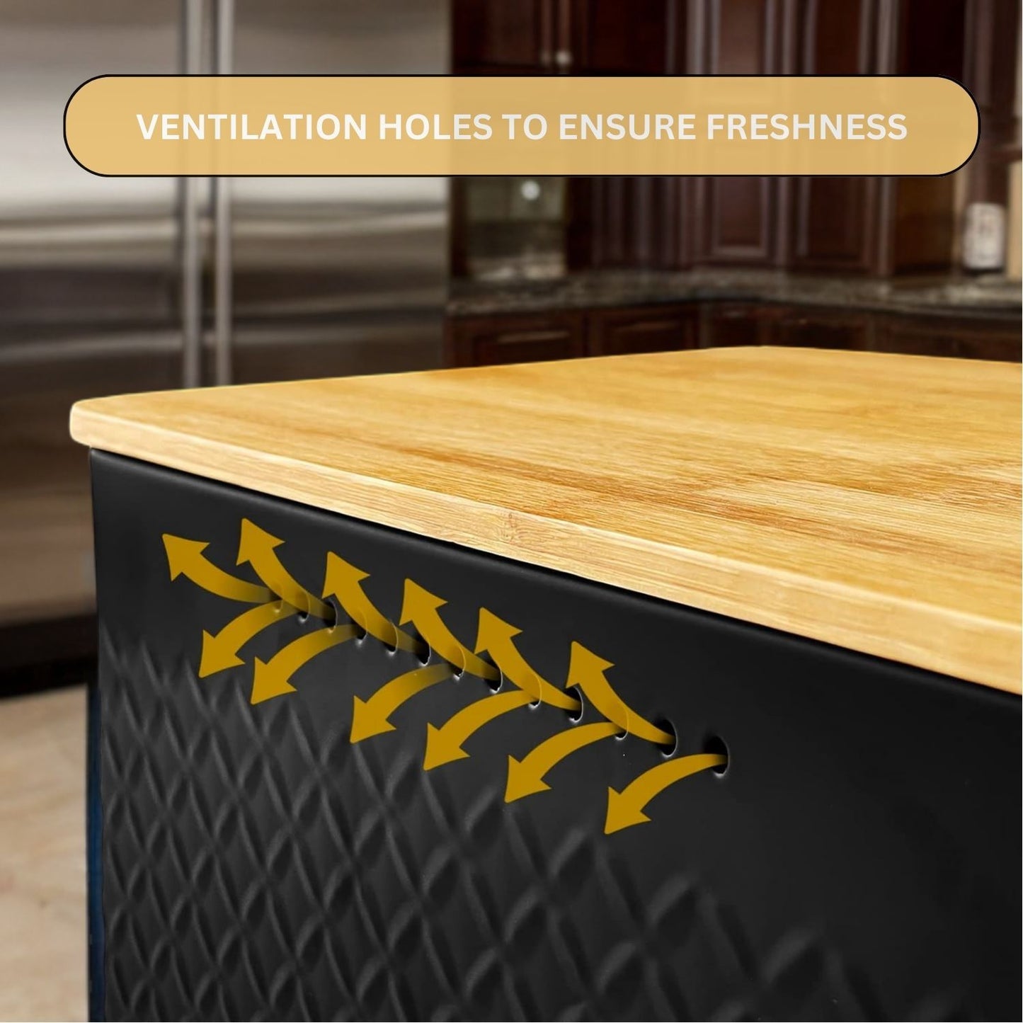 bread-bin-with-bamboo-lid-used-as-chopping-board-for-kitchen-countertop www.mallsonline.com.au