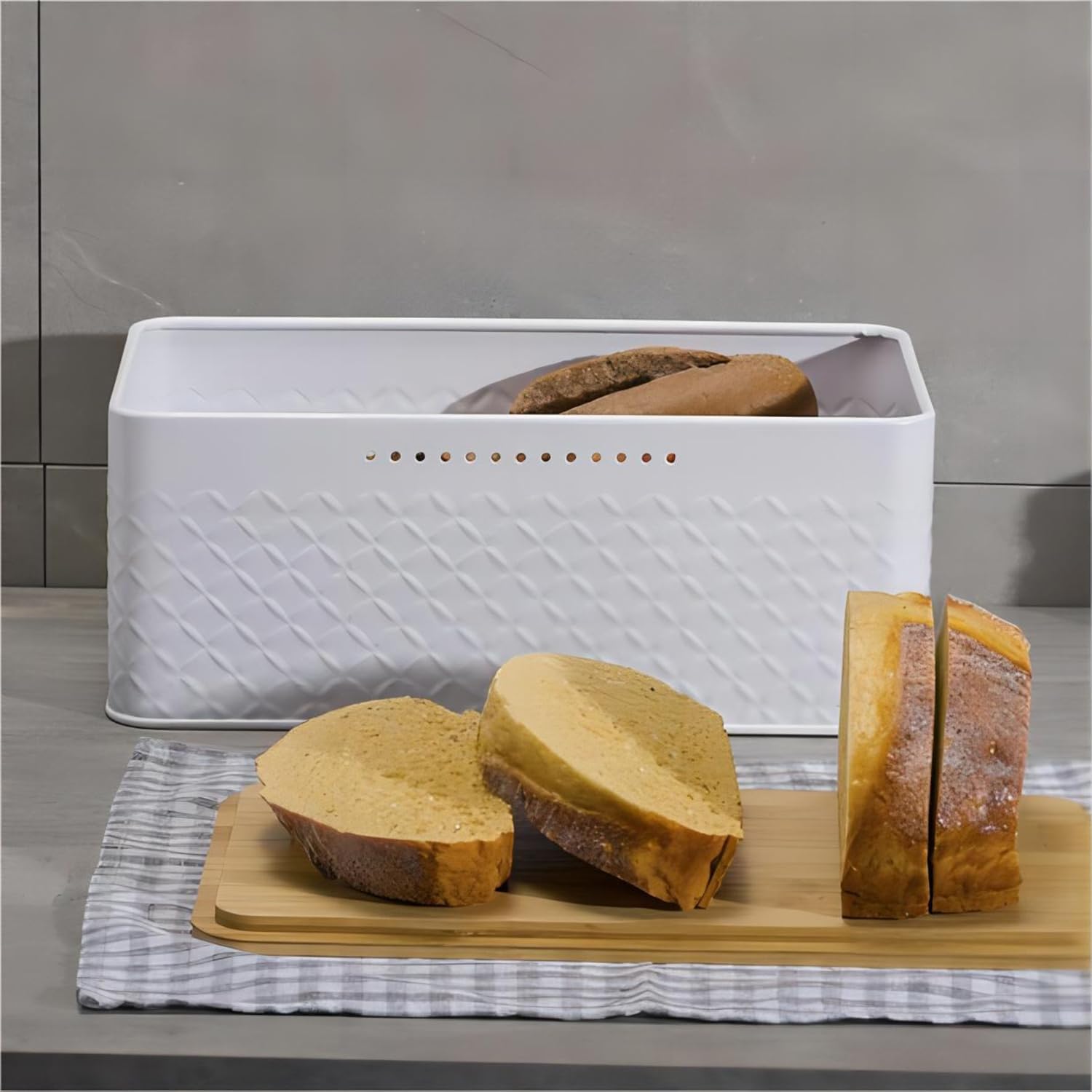bread-bin-with-bamboo-lid-used-as-chopping-board-for-kitchen-countertop-1 www.mallsonline.com.au