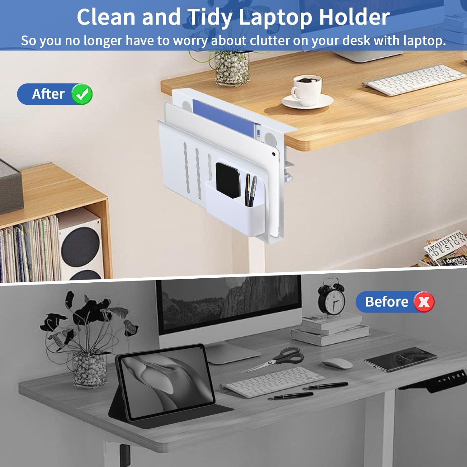 under-desk-side-laptop-holder-storage-with-no-drill-cable-management-tray-and-pen-storage-for-office-and-home-1 www.mallsonline.com.au