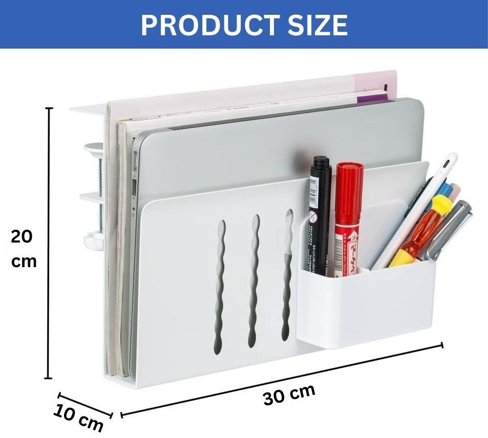 under-desk-side-laptop-holder-storage-with-no-drill-cable-management-tray-and-pen-storage-for-office-and-home-1 www.mallsonline.com.au