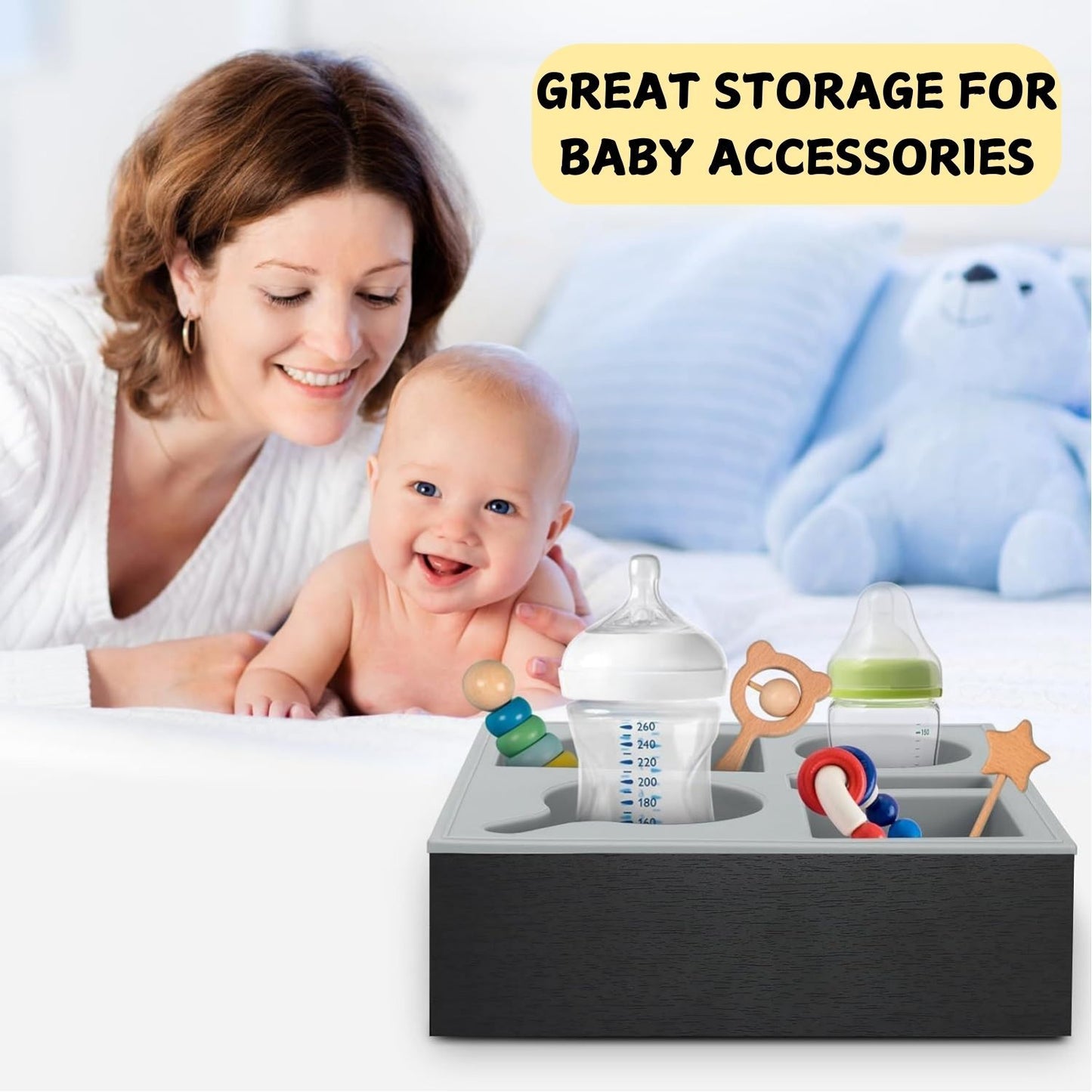 wooden-couch-cup-holder-tray-with-soft-silicone-rotatable-phone-holder-for-storaging-drinks-snacks www.mallsonline.com.au