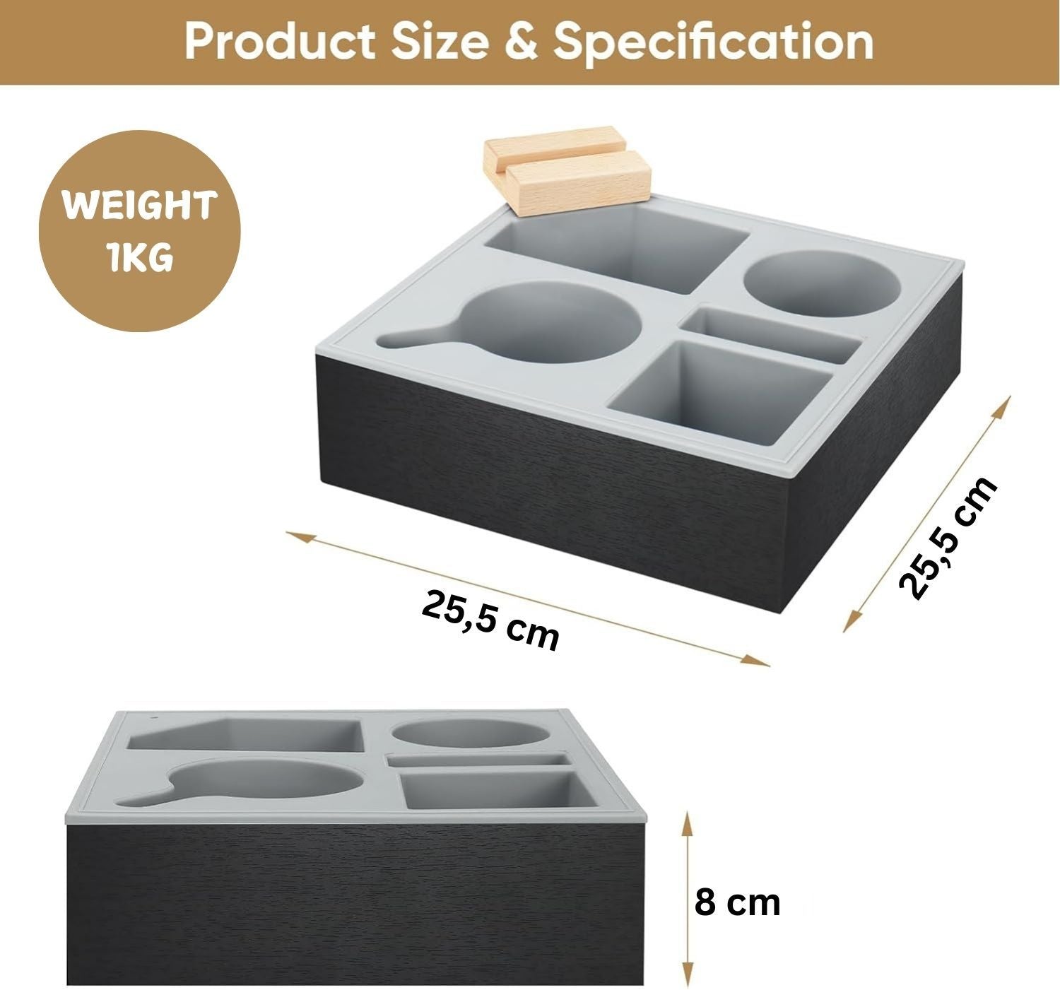 wooden-couch-cup-holder-tray-with-soft-silicone-rotatable-phone-holder-for-storaging-drinks-snacks www.mallsonline.com.au