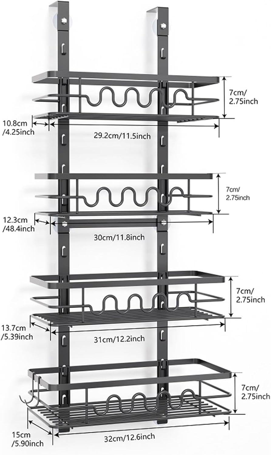 4-tier-adjustable-baskets-over-door-pantry-organiser-for-home-kitchen www.mallsonline.com.au