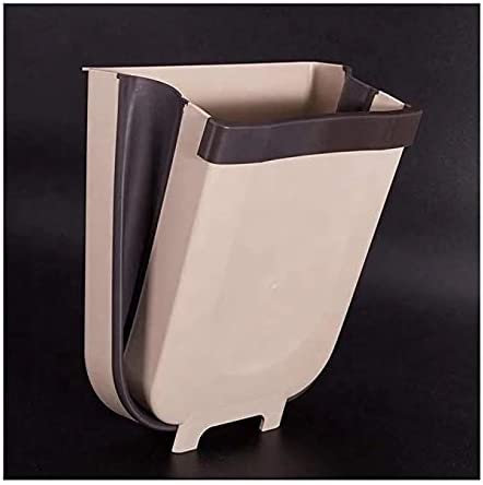 hanging-trash-can-collapsible-small-garbage-waste-bin-for-kitchen-cabinet-door-beige www.mallsonline.com.au