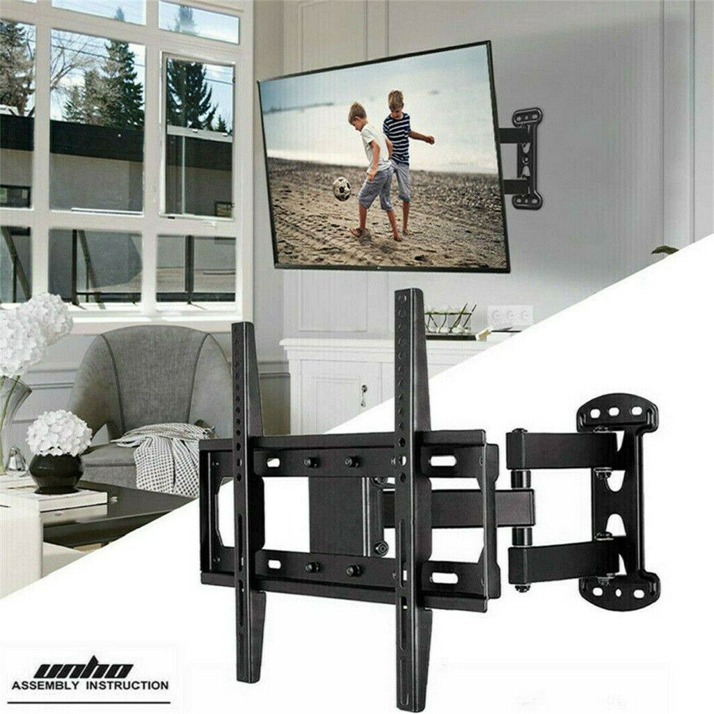 full-motion-tv-wall-mount-bracket-27-55-for-samsung-tcl-hisense