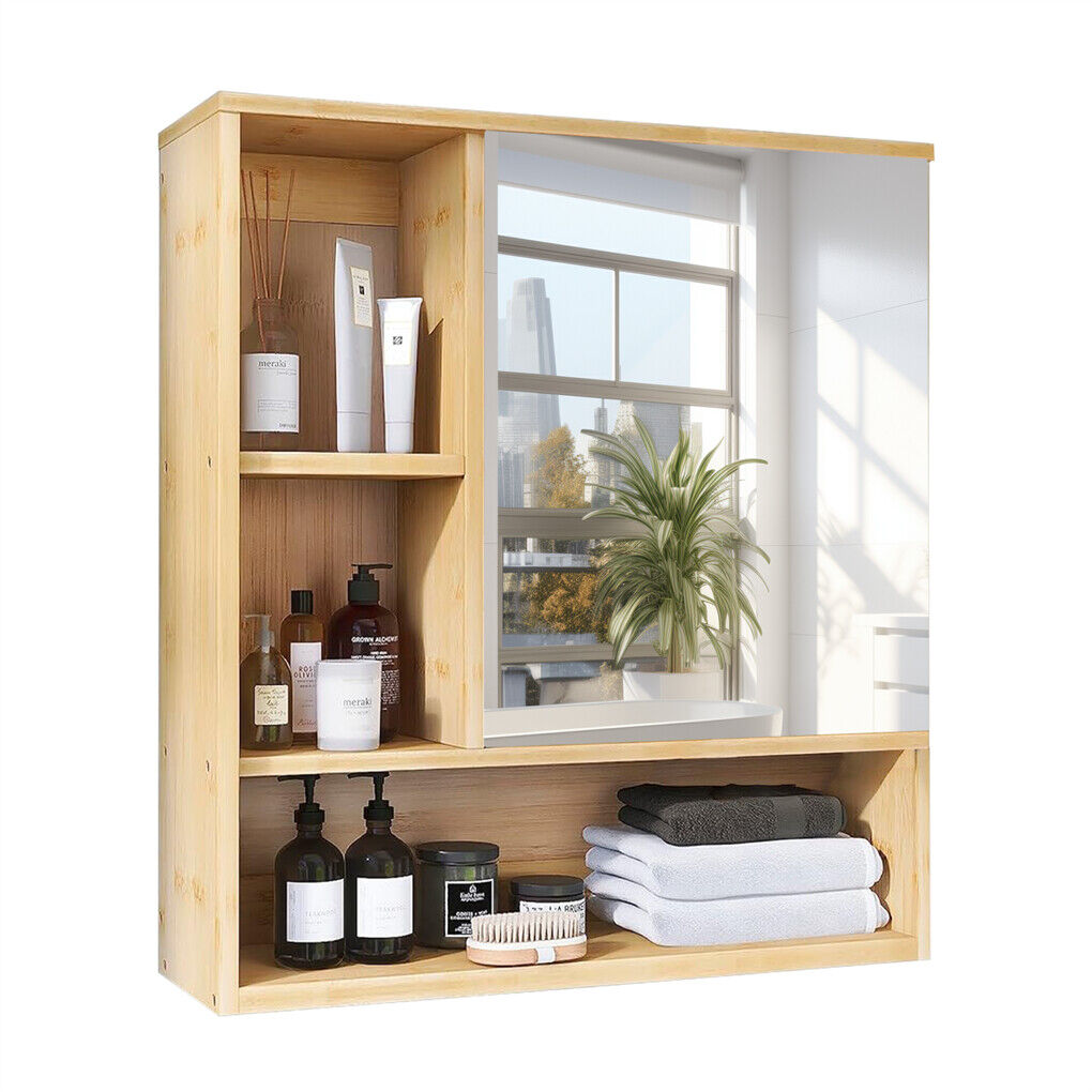bamboo-wall-medicine-cabinet-mirror-55-5cm-5-shelf