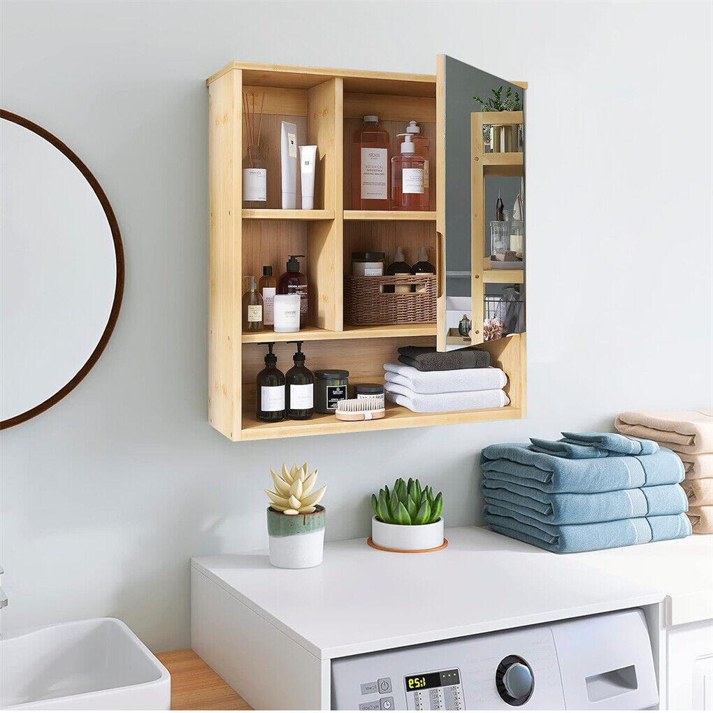 bamboo-wall-medicine-cabinet-mirror-55-5cm-5-shelf