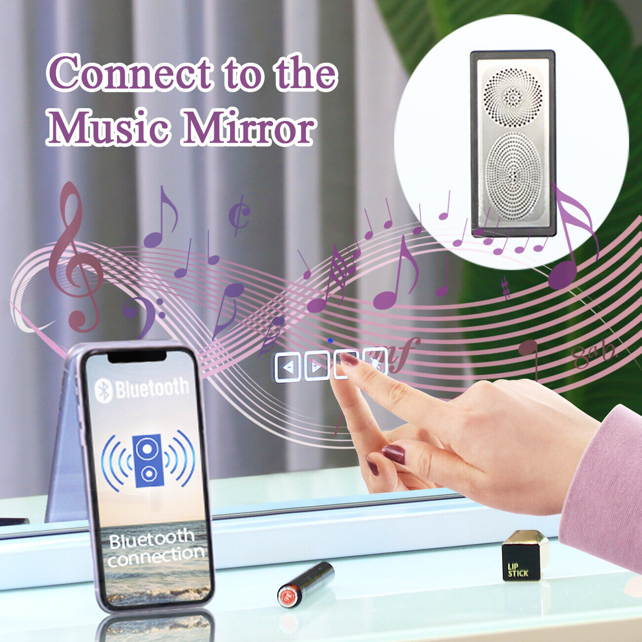 white-bluetooth-hollywood-mirror-rectangle-vanity-wall-light