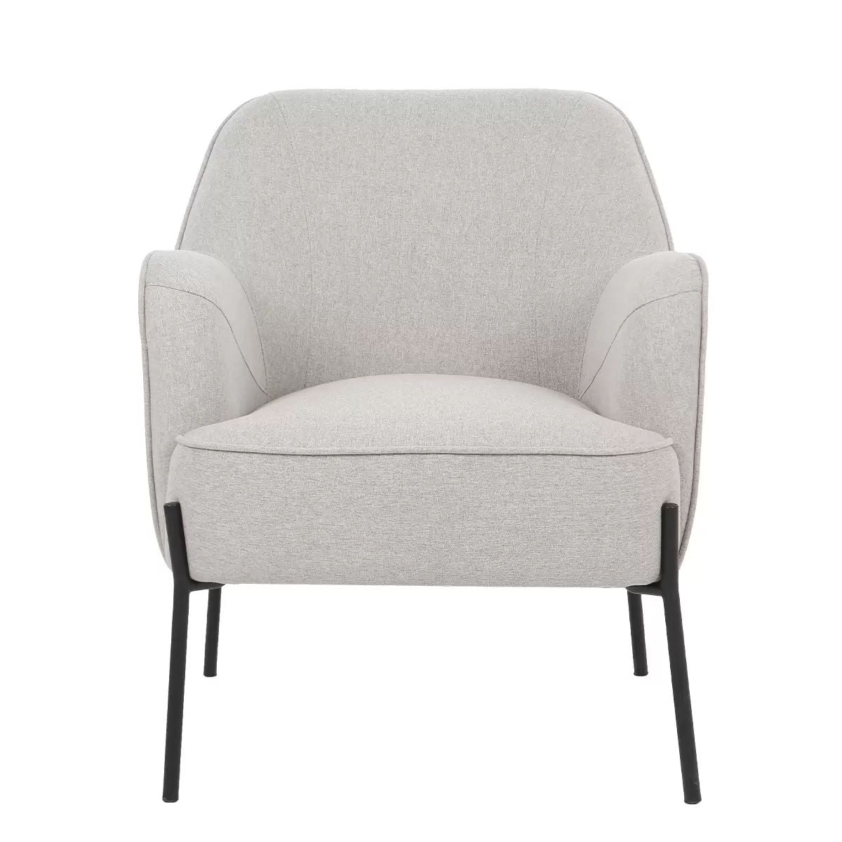 hugo upholstered armchair ivory