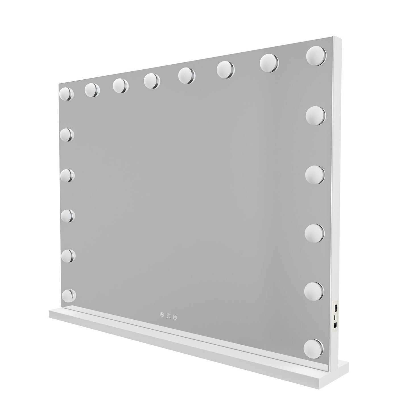 beauty-mirror-with-18-led-bulbs-colour-settings-white-frame-and-usb-a-and-c-ports