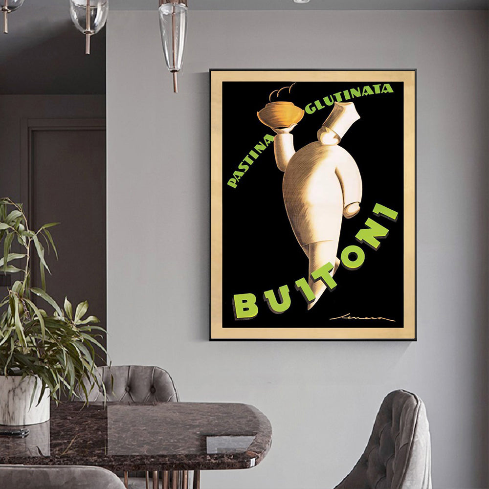 wall-art-40cmx60cm-buitoni-black-frame-canvas www.mallsonline.com.au
