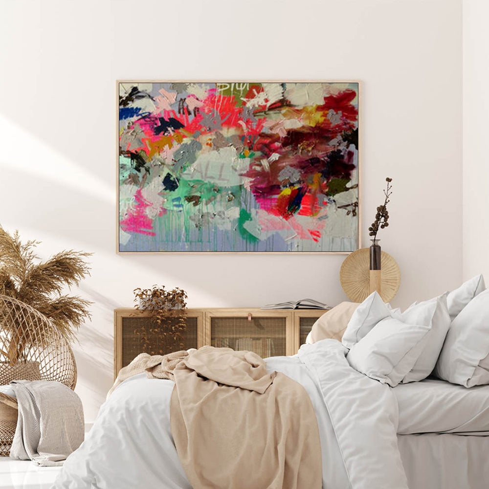 60cmx90cm-abstract-free-flow-wood-frame-canvas-wall-art www.mallsonline.com.au
