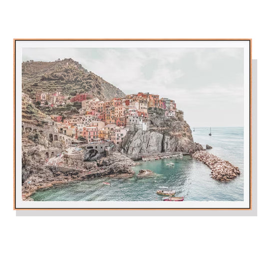 80cmx120cm-italy-cinque-terre-wood-frame-canvas-wall-art www.mallsonline.com.au