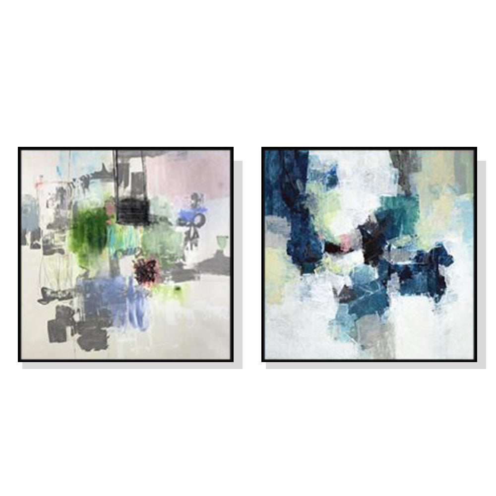 40cmx40cm-blue-crushers-2-sets-black-frame-canvas-wall-art www.mallsonline.com.au