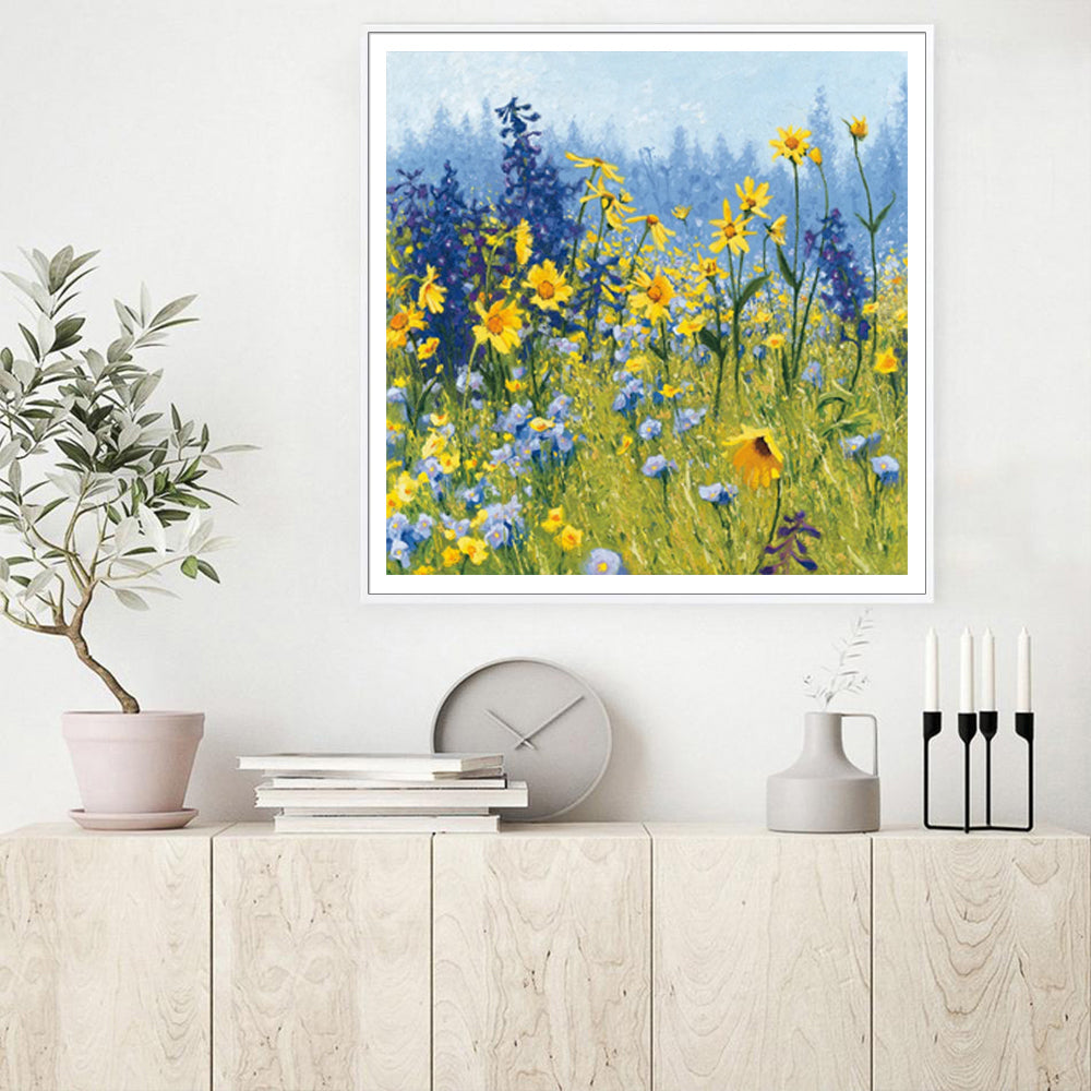 60cmx60cm-joyful-in-july-white-frame-canvas-wall-art www.mallsonline.com.au
