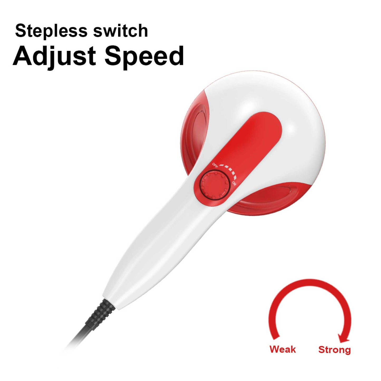 handheld-vibration-massager-red-4-interchangeable-heads-adjustable-speed at www.mallsonline.com.au