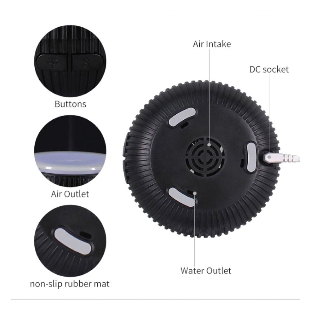 essential-oil-aroma-diffuser-usb-100ml-black-portable-ultrasonic-car-humidifier www.mallsonline.com.au