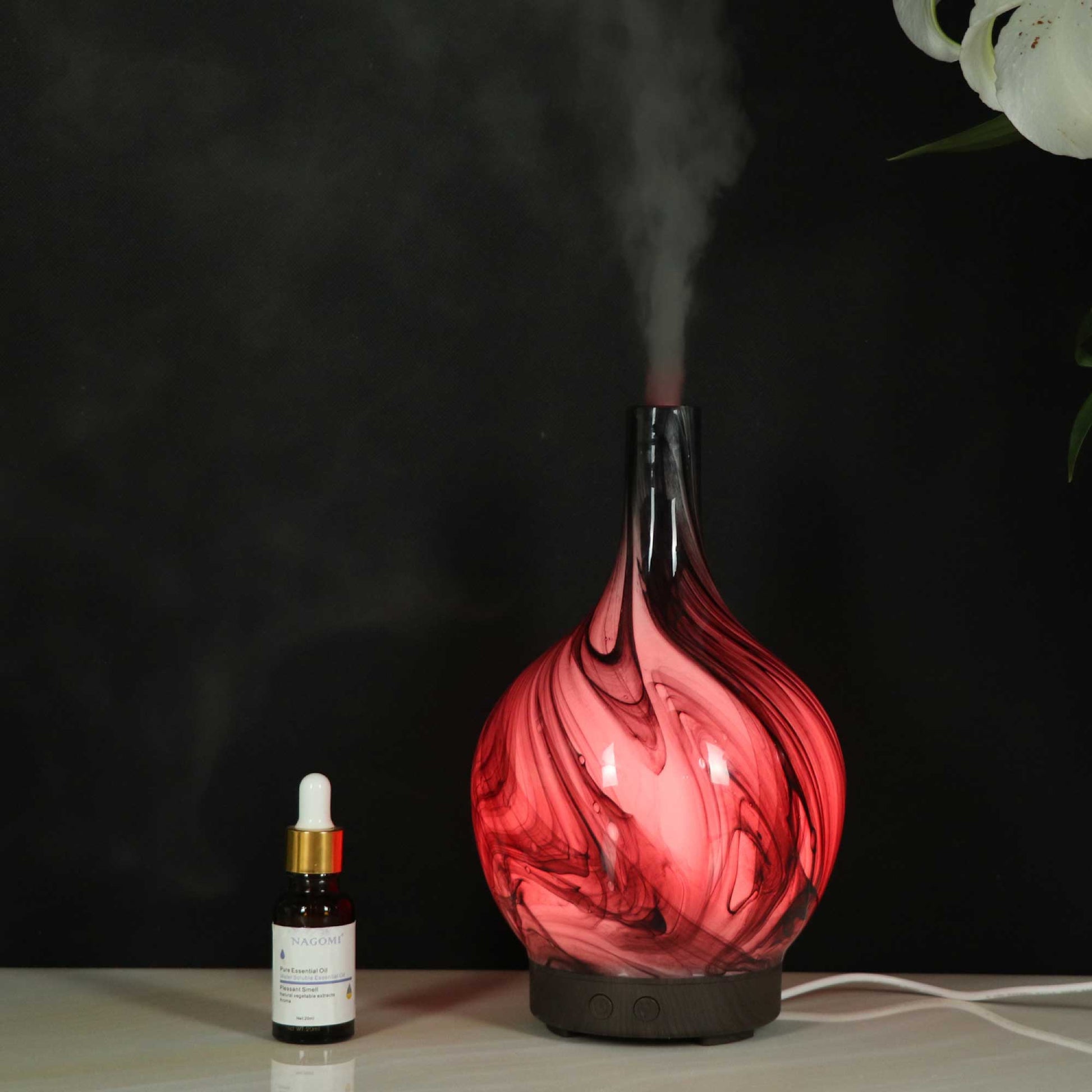 essential-oil-aroma-diffuser-100ml-glass-marble-aromatherapy-mist-humidifier www.mallsonline.com.au