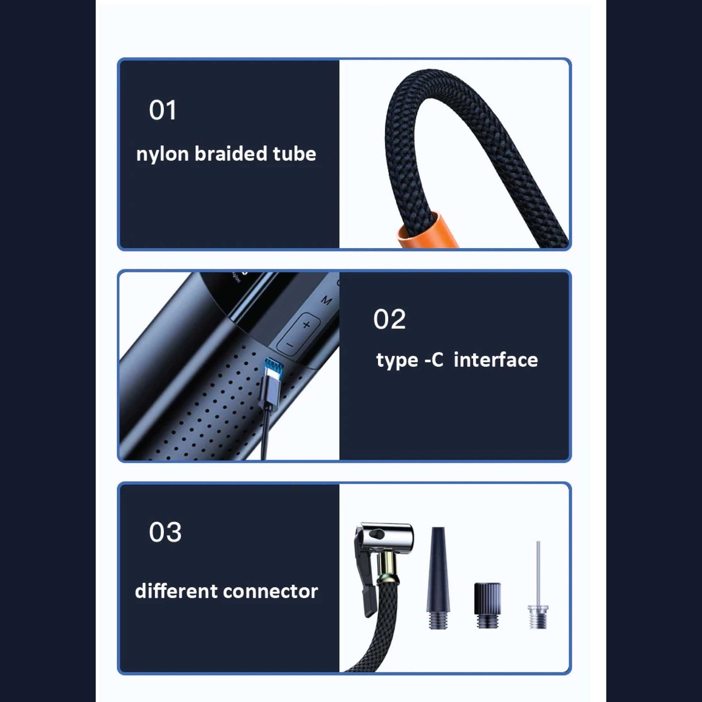 portable-tyre-inflator-rechargeable-car-bike-tire-air-pump-compressor at www.mallsonline.com.au