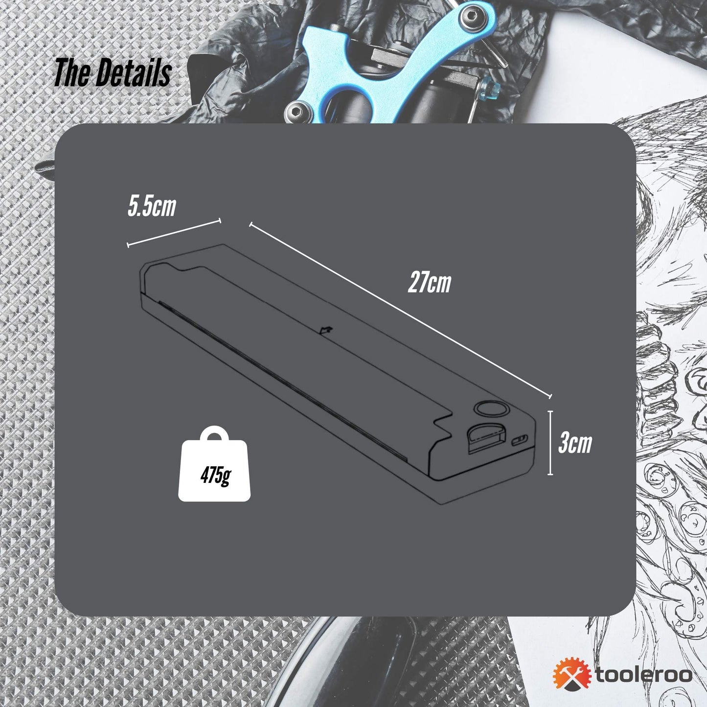 tooleroo-portable-a4-thermal-printer-black-tattoo-stencil-paper-wireless www.mallsonline.com.au