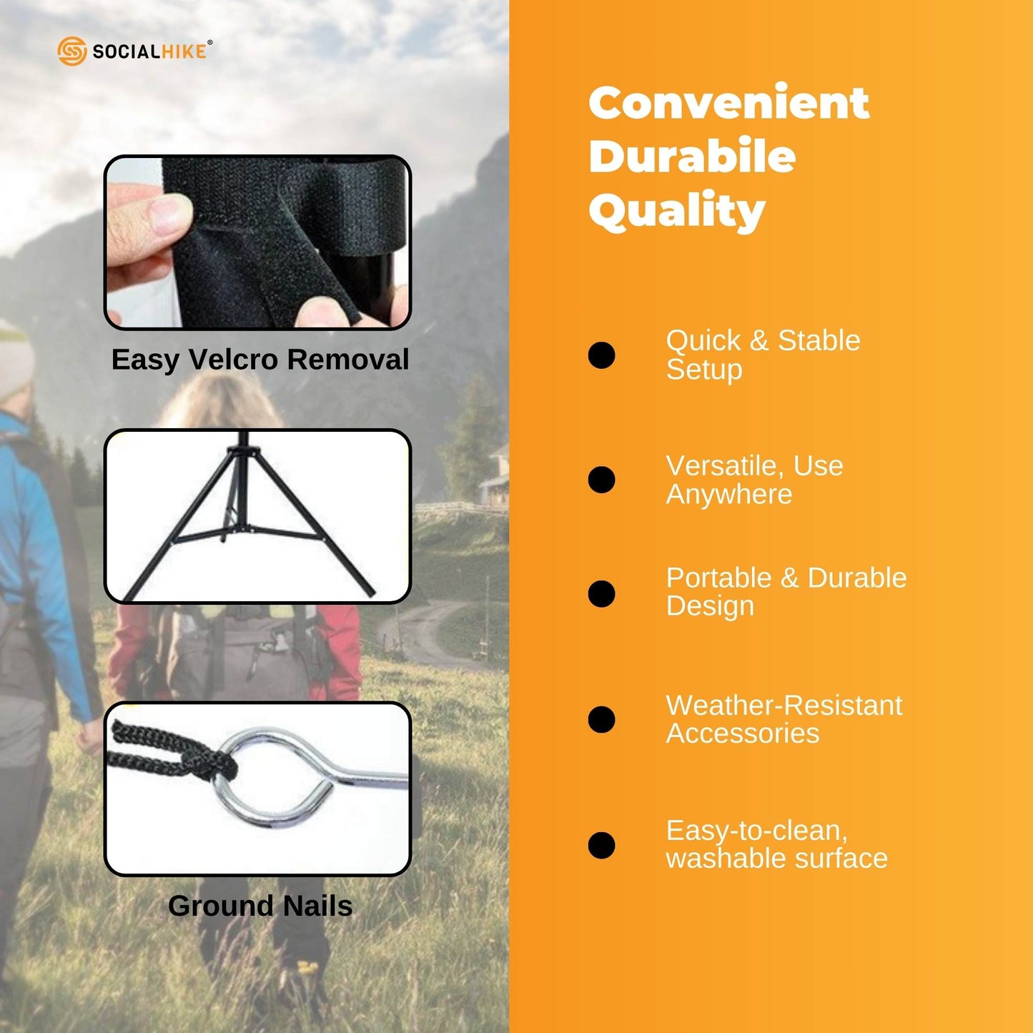 120†Portable Movie Projector Screen - Outdoor Indoor 16:9 4K Tripod Stand Case