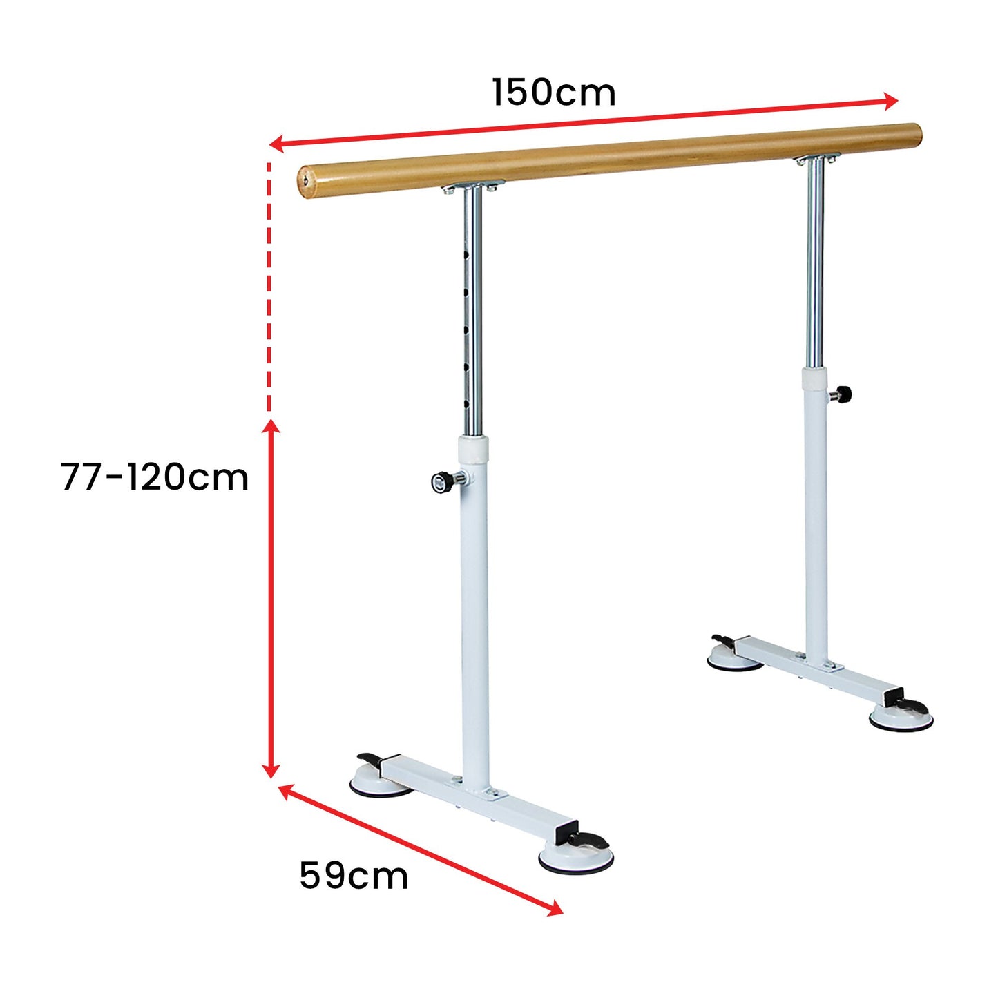 powertrain-freestanding-ballet-barre-1-5m www.mallsonline.com.au
