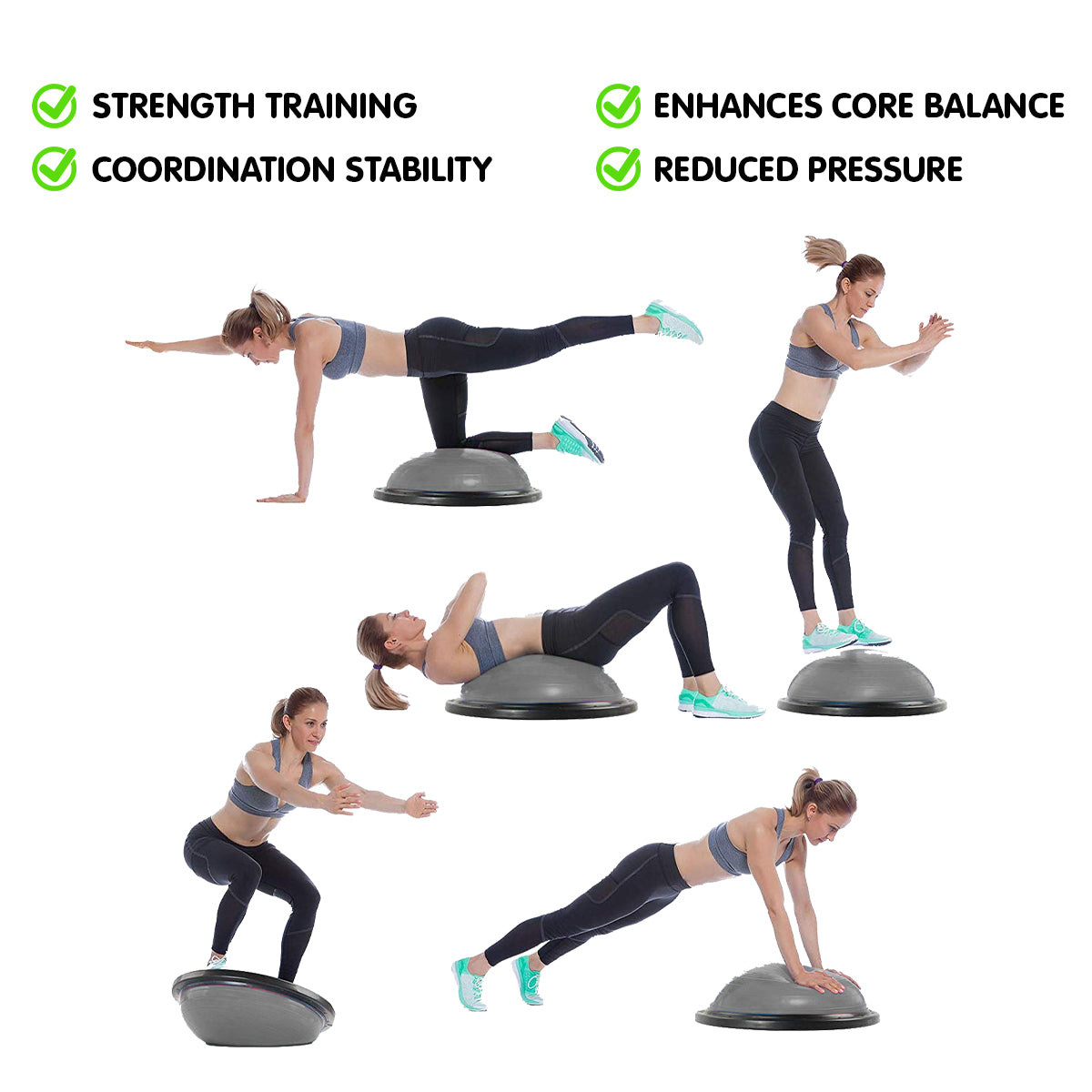 powertrain-fitness-yoga-ball-home-gym-workout-balance-trainer-grey www.mallsonline.com.au