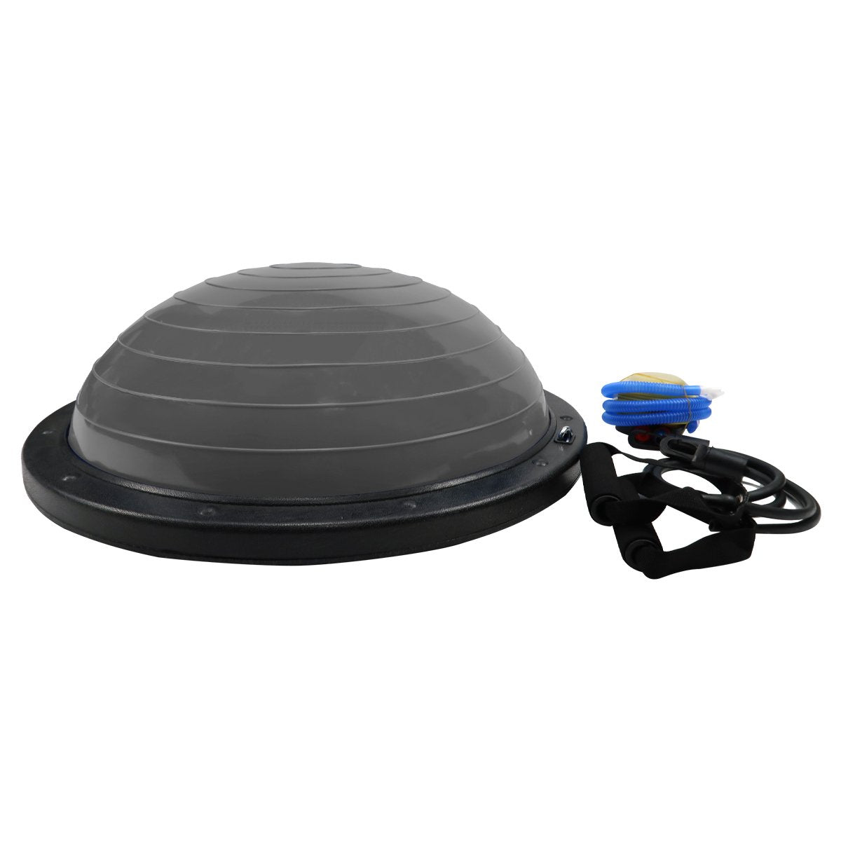 powertrain-fitness-yoga-ball-home-gym-workout-balance-trainer-grey www.mallsonline.com.au