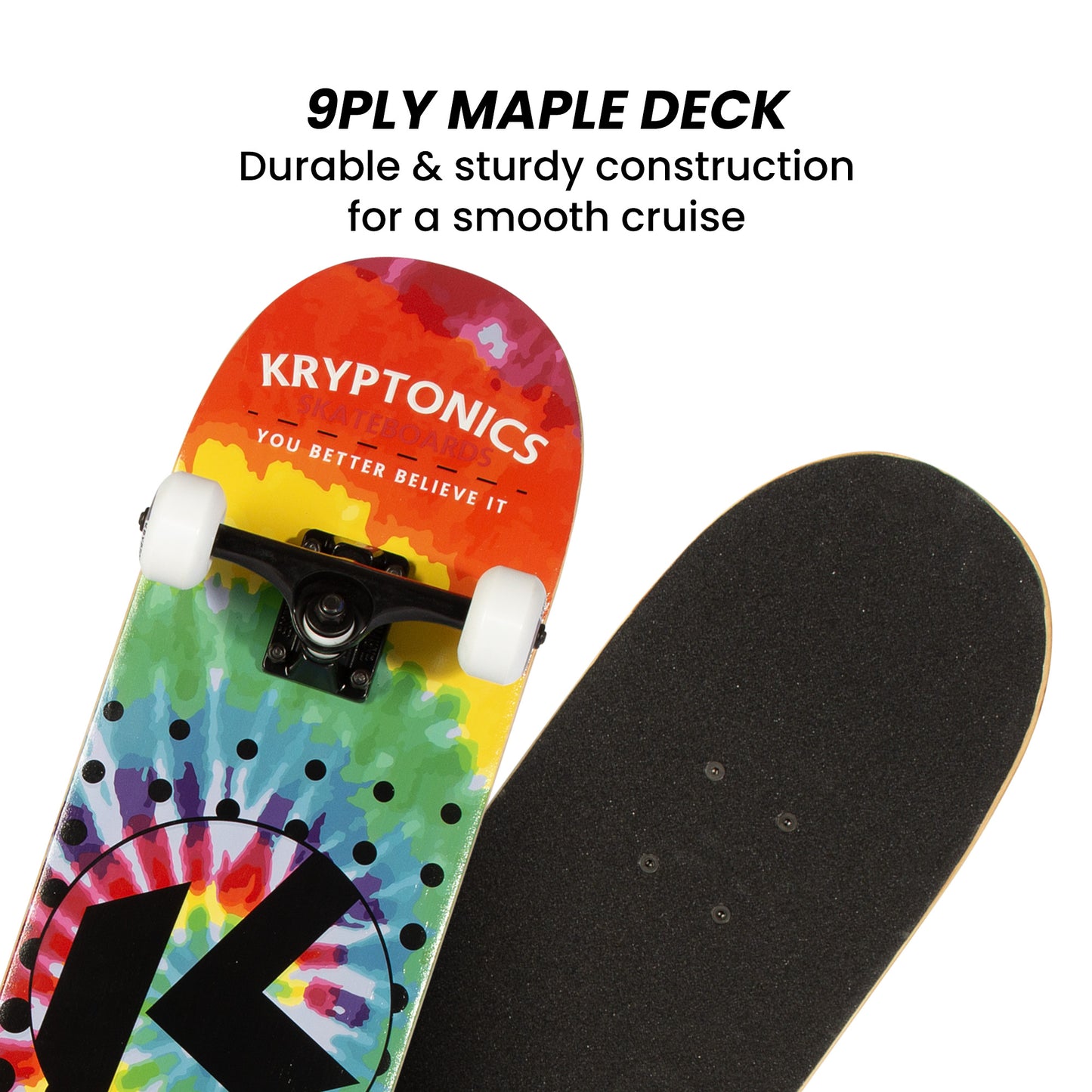 kryptonics-31-inch-star-series-complete-skateboard-rainbow-dot www.mallsonline.com.au