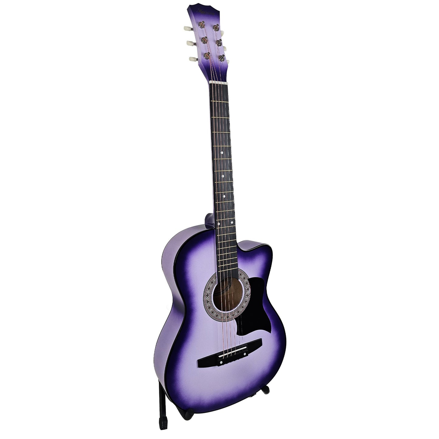 karrera-38in-pro-cutaway-acoustic-guitar-with-guitar-bag-purple-burst at www.mallsonline.com.au