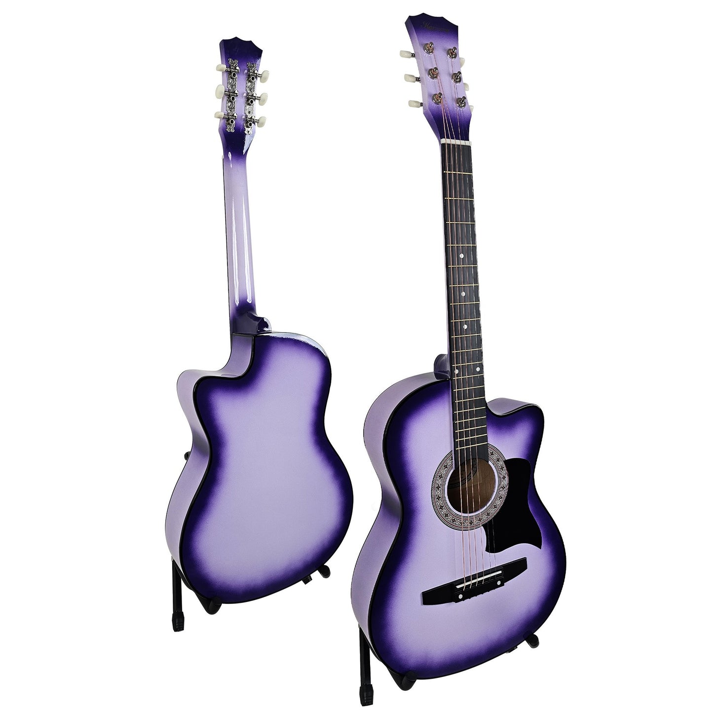 karrera-38in-pro-cutaway-acoustic-guitar-with-guitar-bag-purple-burst at www.mallsonline.com.au