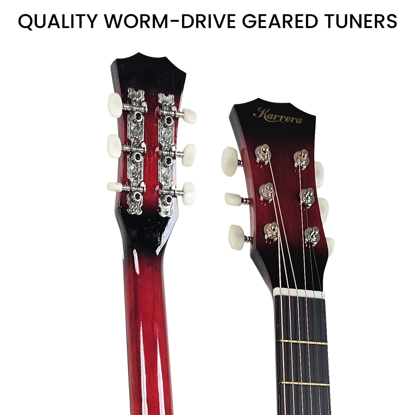 karrera-38in-pro-cutaway-acoustic-guitar-with-guitar-bag-red-burst at www.mallsonline.com.au