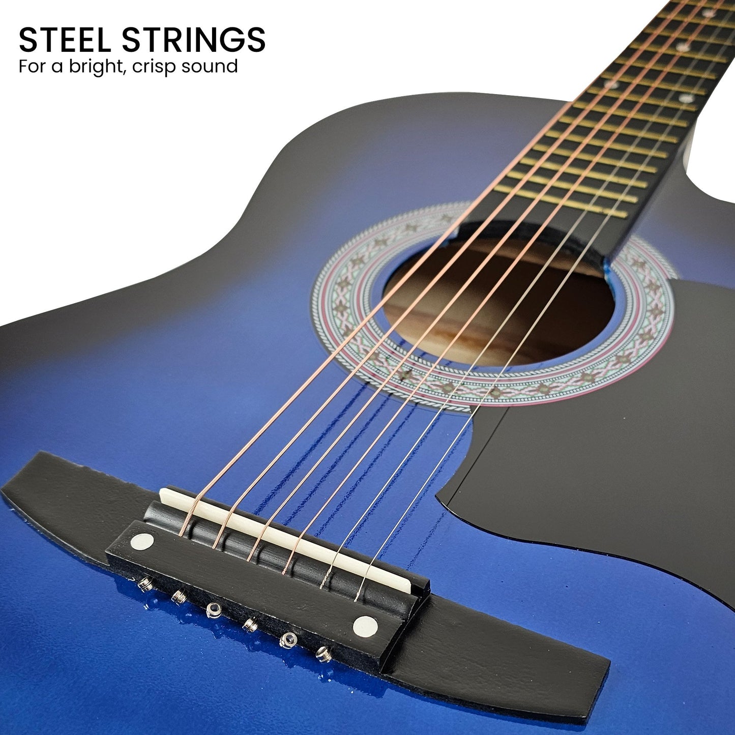 karrera-38in-cutaway-acoustic-guitar-with-guitar-bag-blue-burst at www.mallsonline.com.au