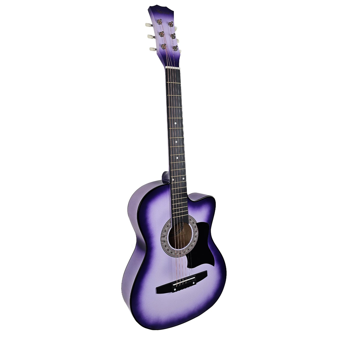 karrera-38in-cutaway-acoustic-guitar-with-guitar-bag-purple-burst at www.mallsonline.com.au