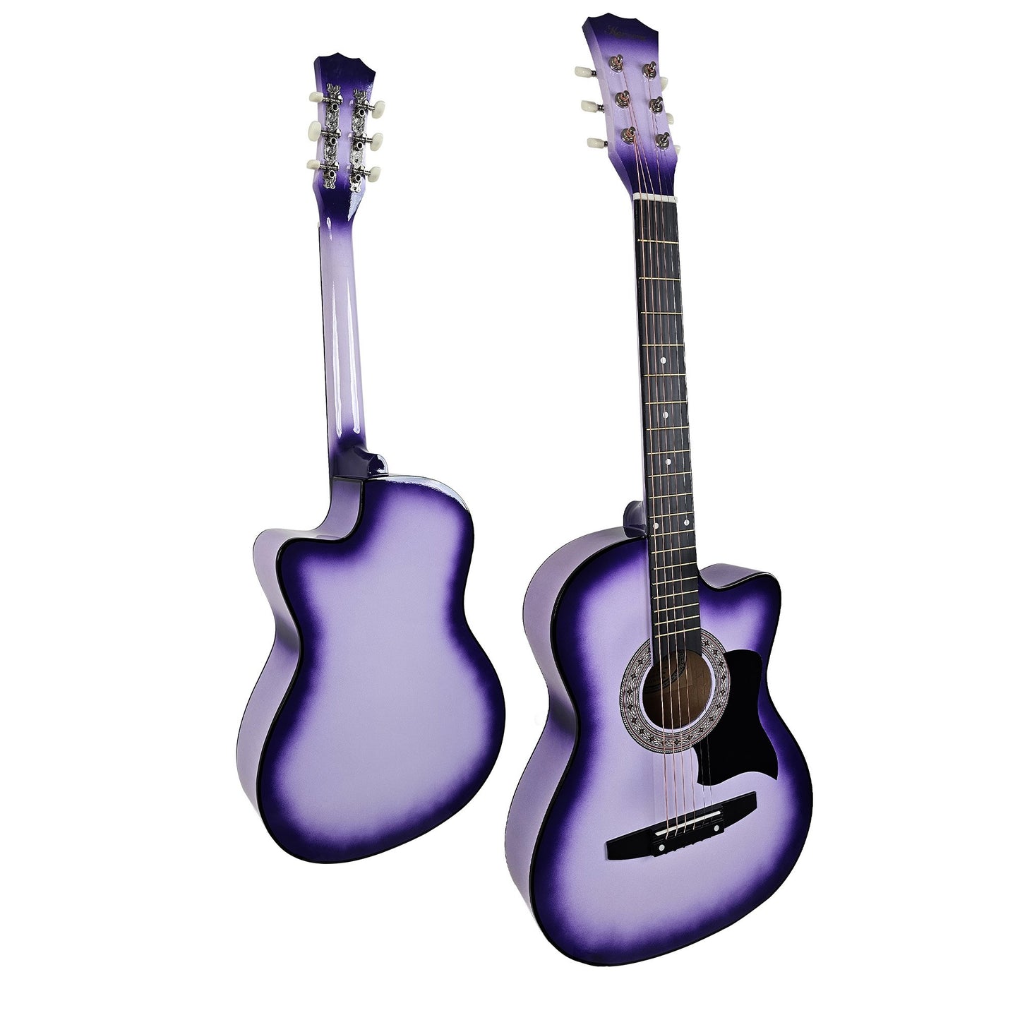 karrera-38in-cutaway-acoustic-guitar-with-guitar-bag-purple-burst at www.mallsonline.com.au