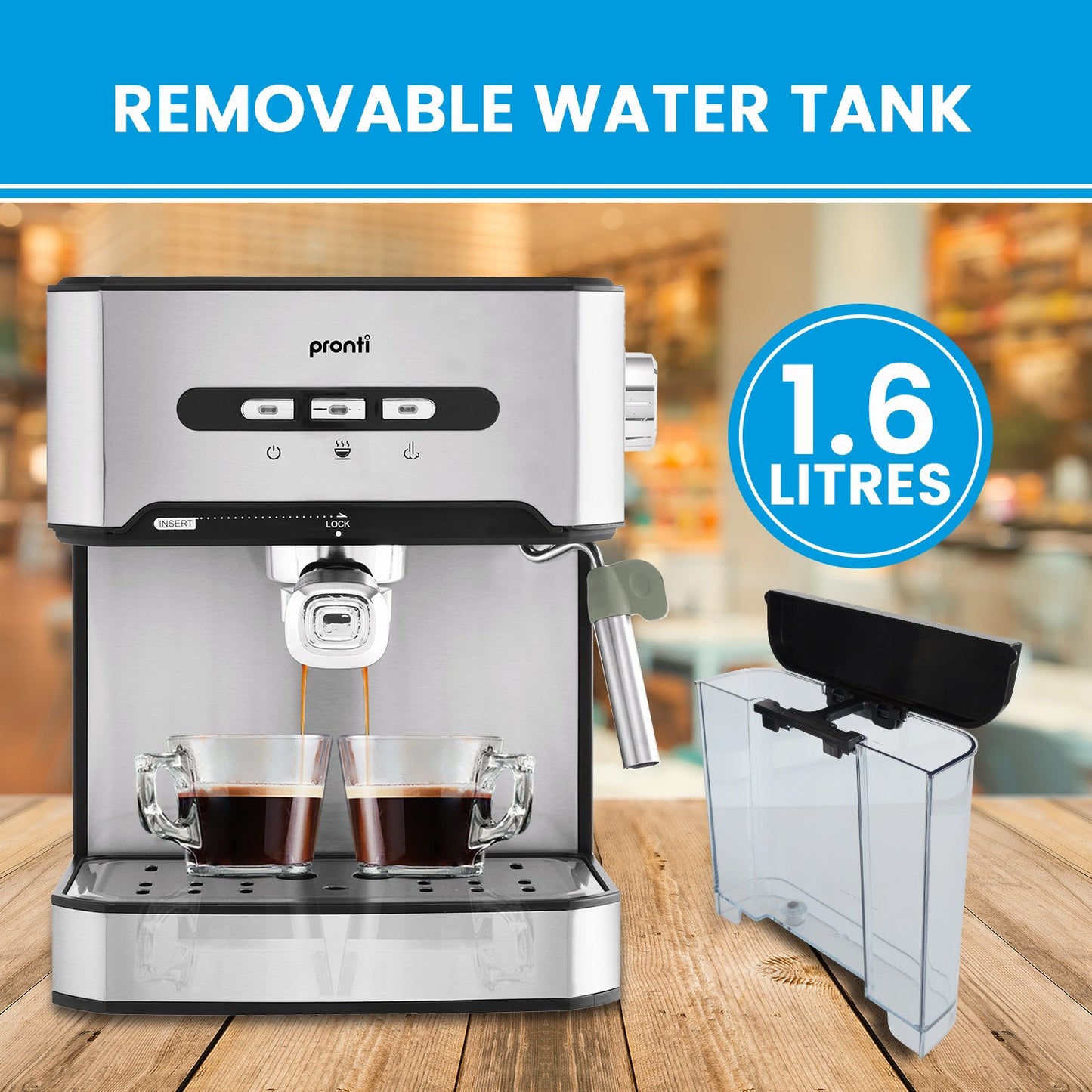pronti-1-6l-automatic-coffee-espresso-machine-with-steam-frother www.mallsonline.com.au