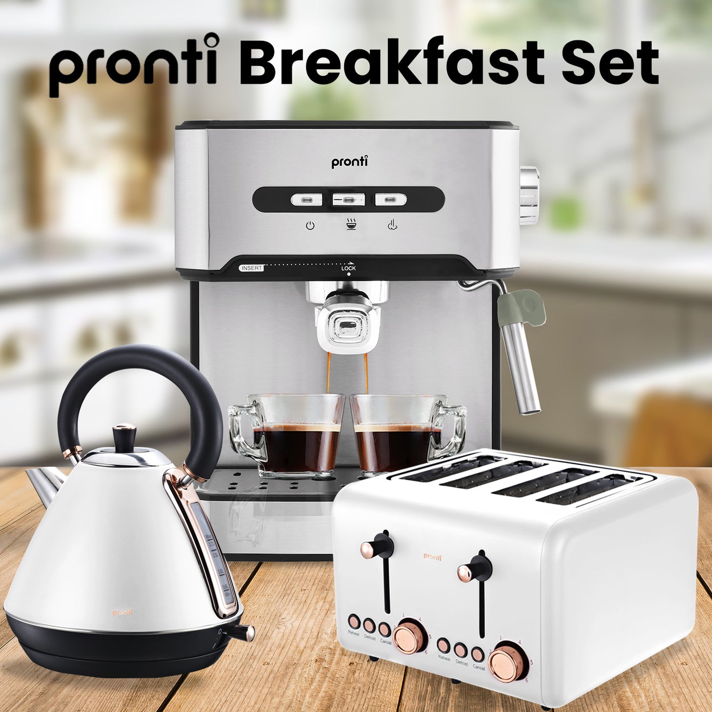pronti-toaster-kettle-coffee-machine-breakfast-set-white www.mallsonline.com.au