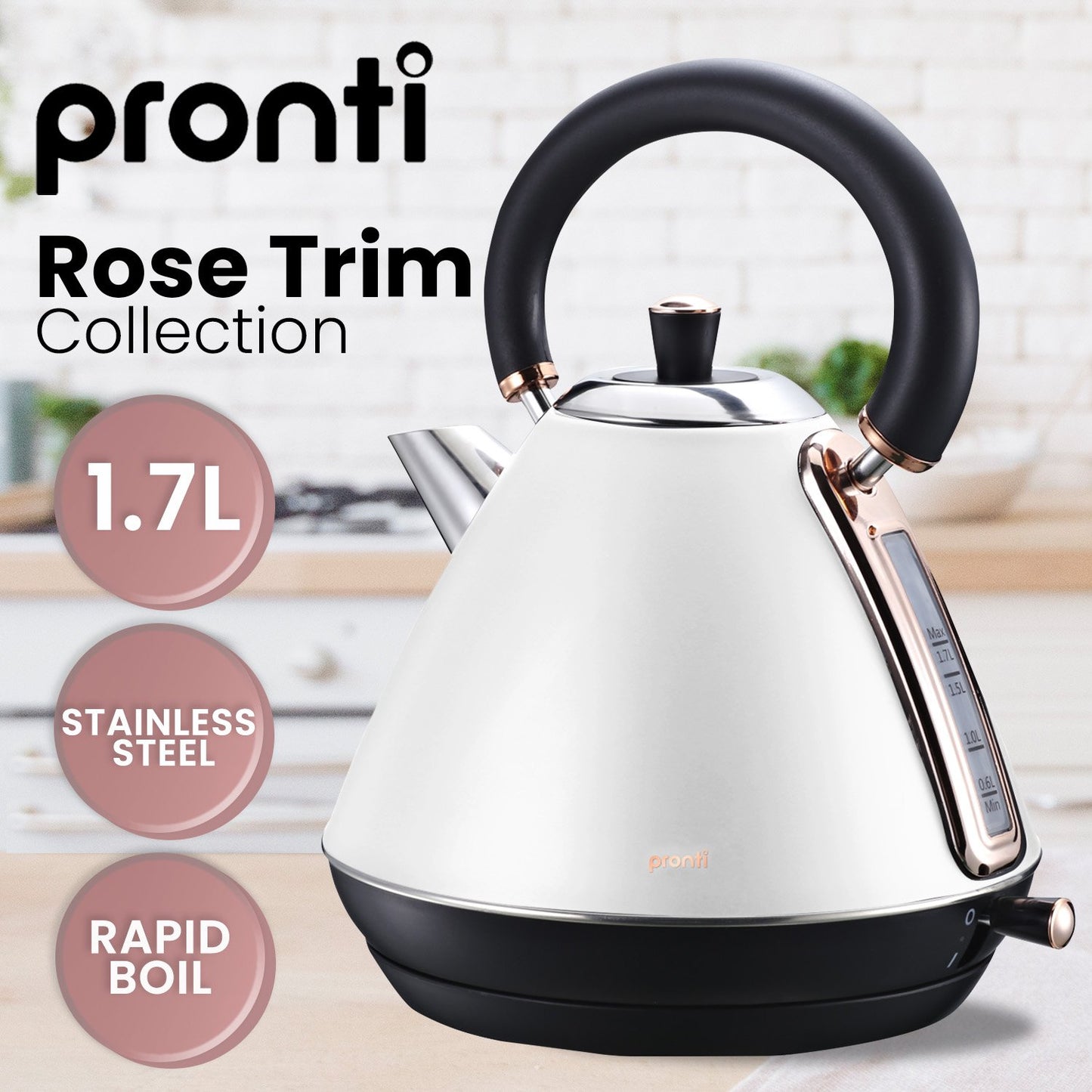 pronti-toaster-kettle-coffee-machine-breakfast-set-white www.mallsonline.com.au