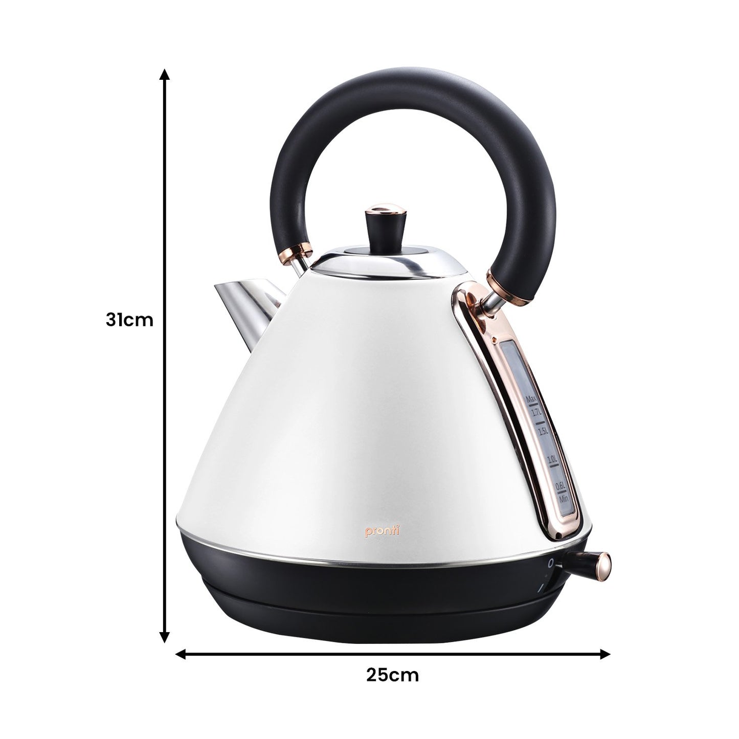 pronti-toaster-kettle-coffee-machine-breakfast-set-white www.mallsonline.com.au