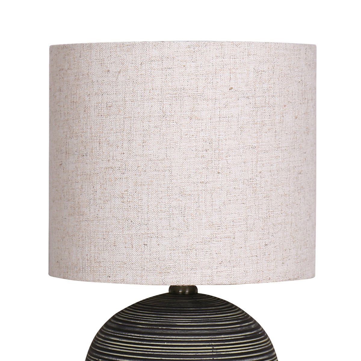 sarantino-ceramic-table-lamp-with-striped-pattern-in-antique-black www.mallsonline.com.au