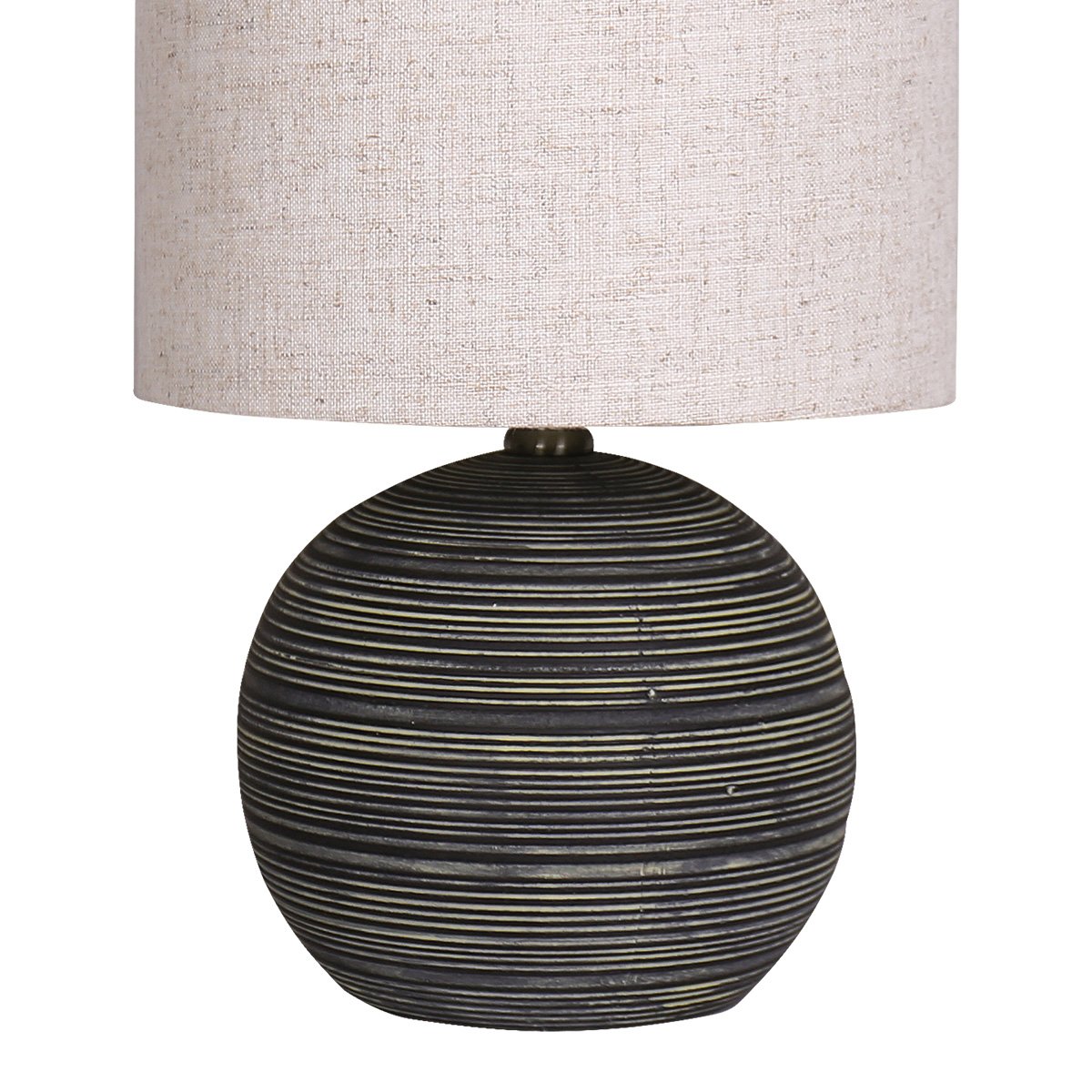 sarantino-ceramic-table-lamp-with-striped-pattern-in-antique-black www.mallsonline.com.au