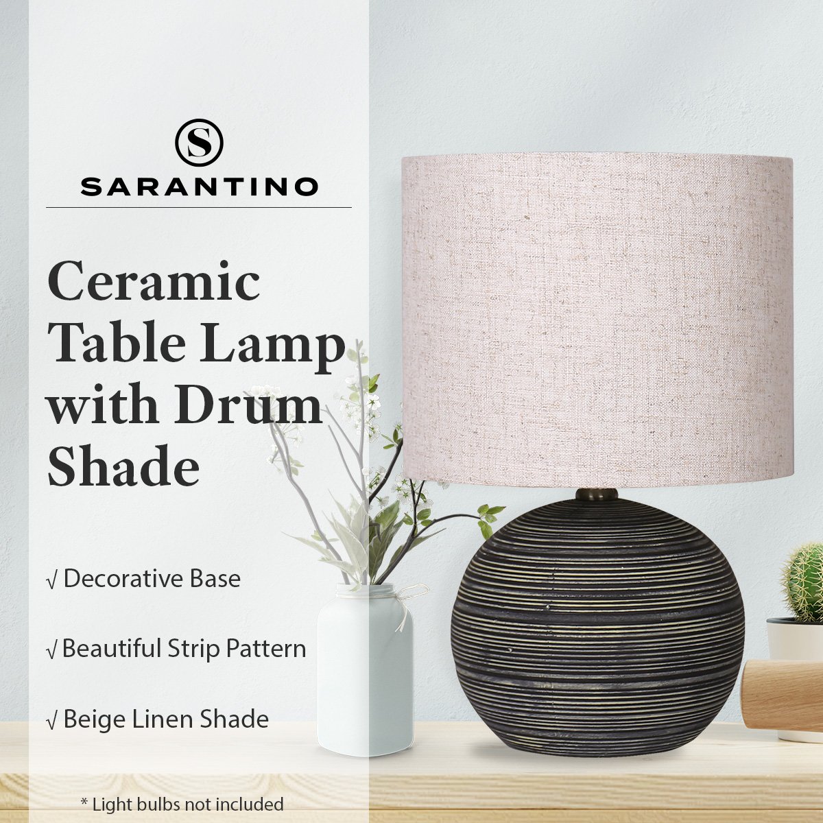 sarantino-ceramic-table-lamp-with-striped-pattern-in-antique-black www.mallsonline.com.au