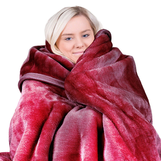 laura-hill-mink-blanket-double-sided-queen-size-soft-plush-bed-faux-throw-rug-220-x-240cm-1 at www.mallsonline.com.au