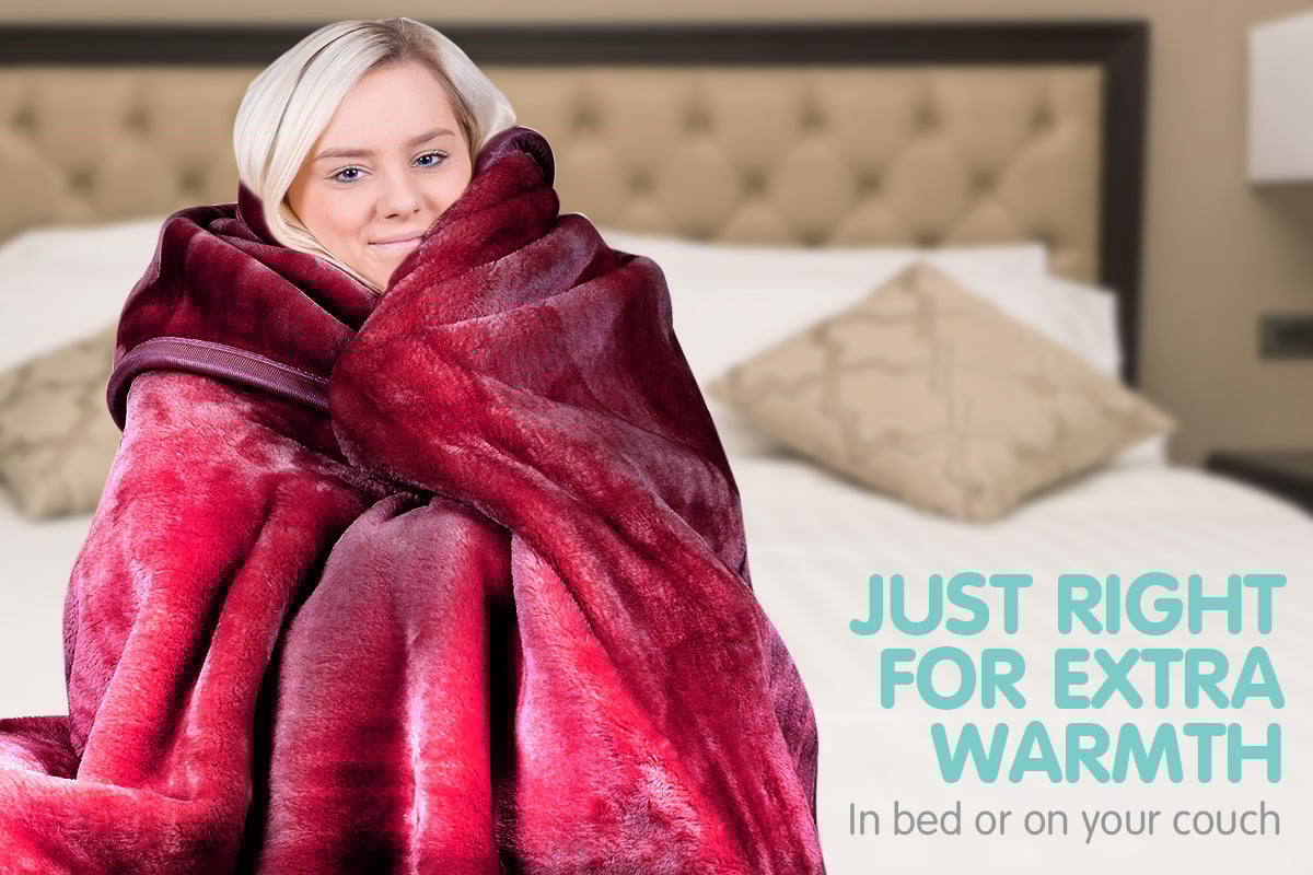 laura-hill-mink-blanket-double-sided-queen-size-soft-plush-bed-faux-throw-rug-220-x-240cm-1 at www.mallsonline.com.au