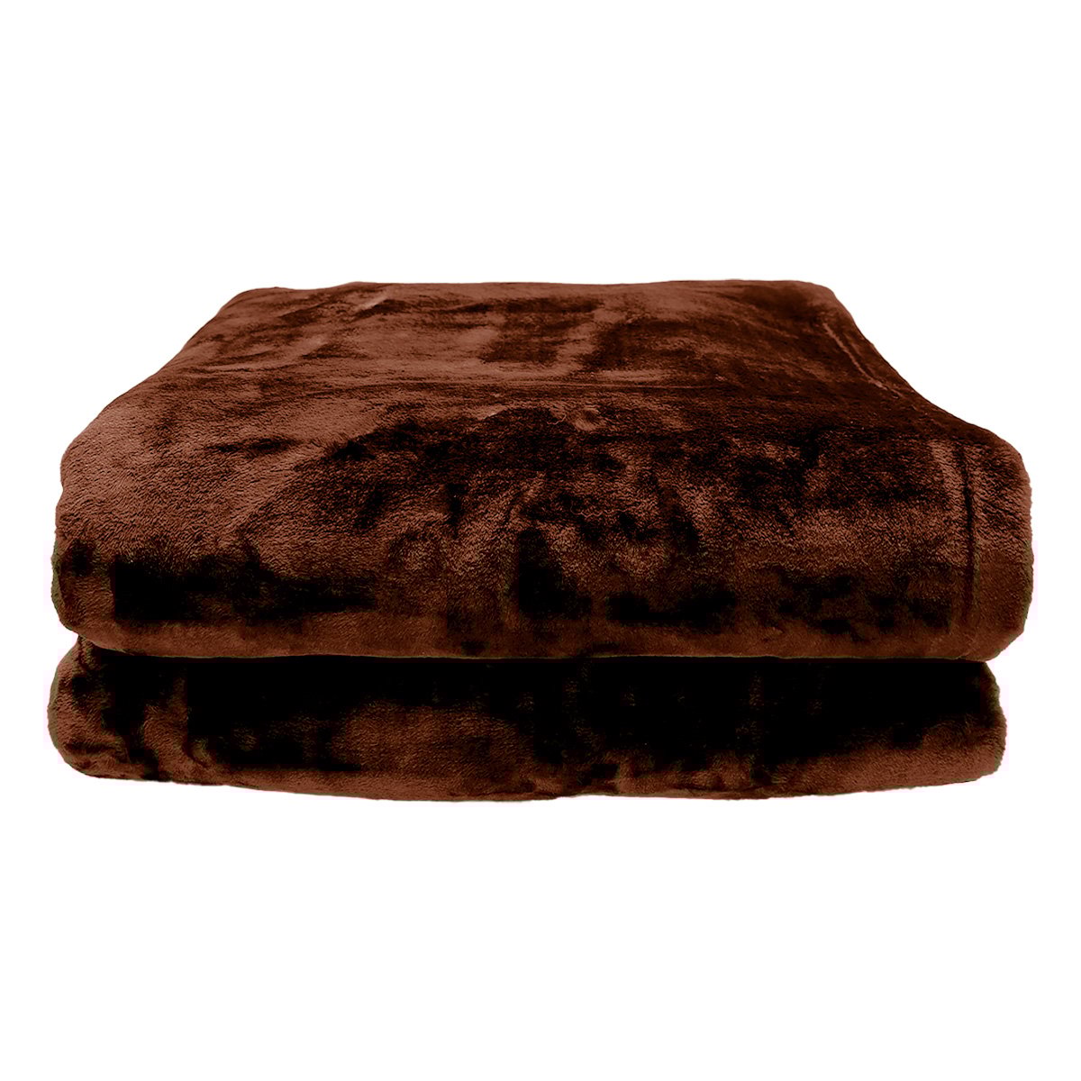 laura-hill-faux-mink-blanket-800gsm-heavy-double-sided-chocolate at www.mallsonline.com.au