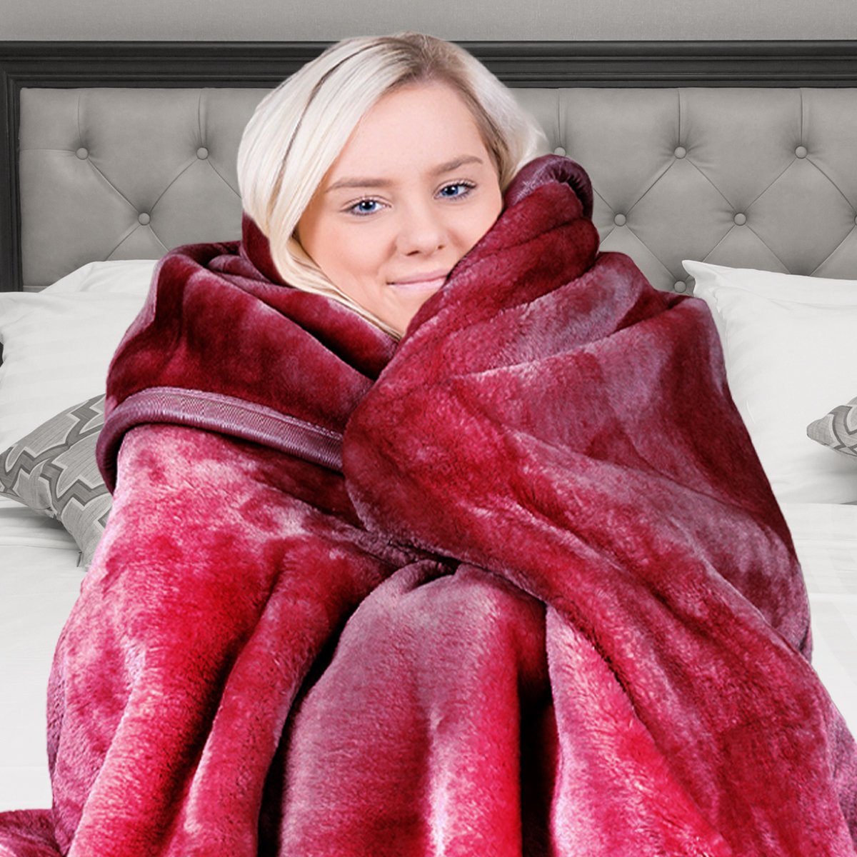 laura-hill-double-sided-large-220-x-240cm-faux-mink-throw-rug-blanket-800-gsm-heavy-red at www.mallsonline.com.au