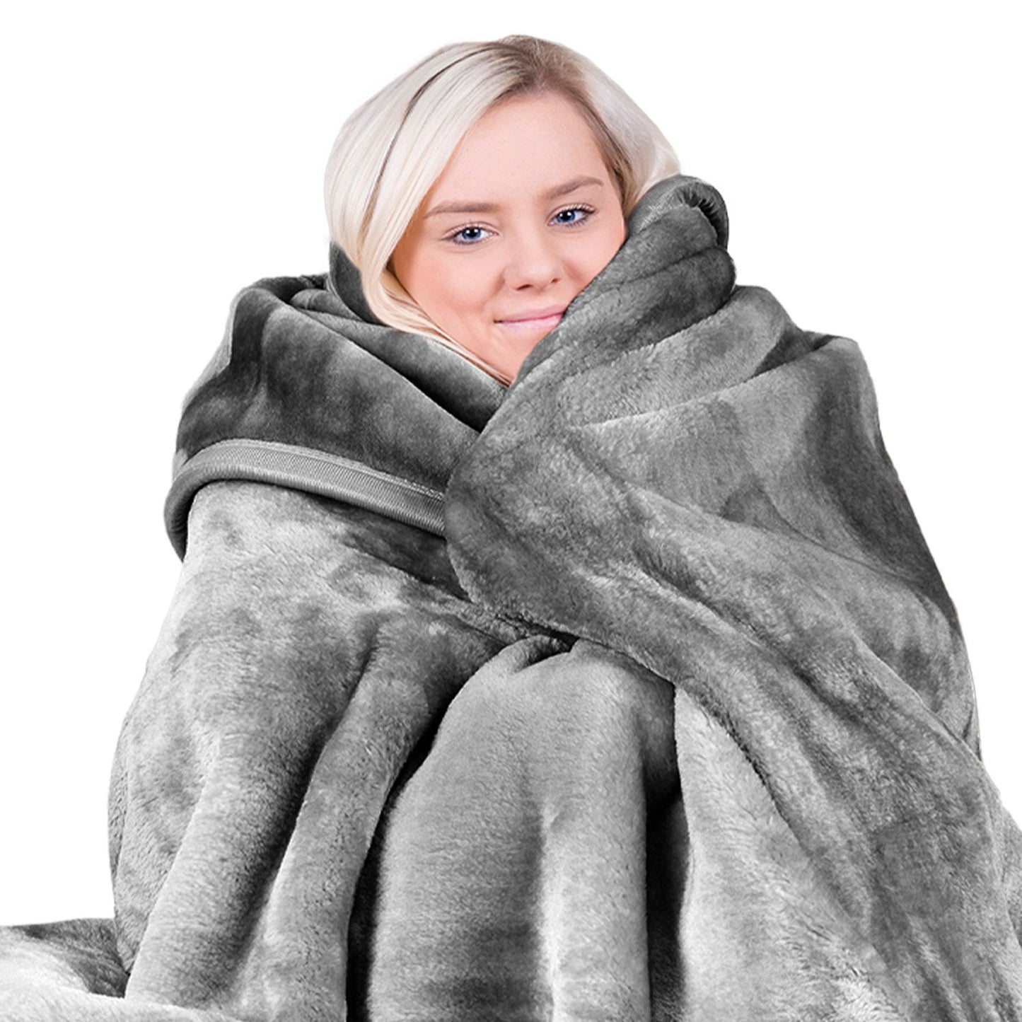 laura-hill-double-sided-large-220-x-240cm-faux-mink-throw-rug-blanket-800-gsm-heavy-silver at www.mallsonline.com.au