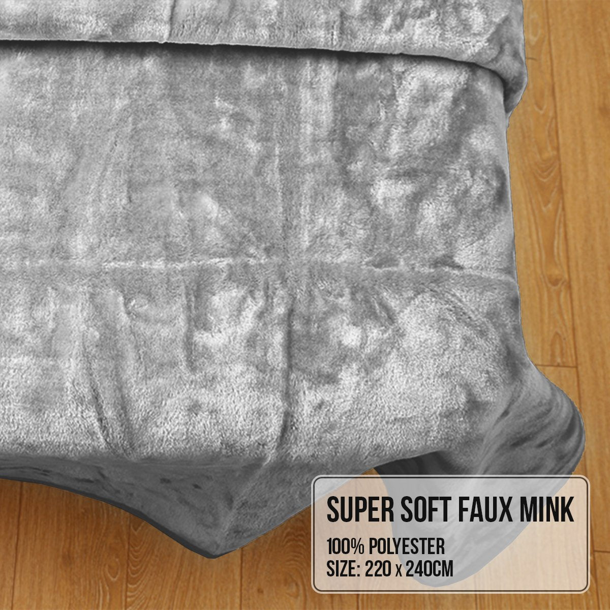 laura-hill-double-sided-large-220-x-240cm-faux-mink-throw-rug-blanket-800-gsm-heavy-silver at www.mallsonline.com.au