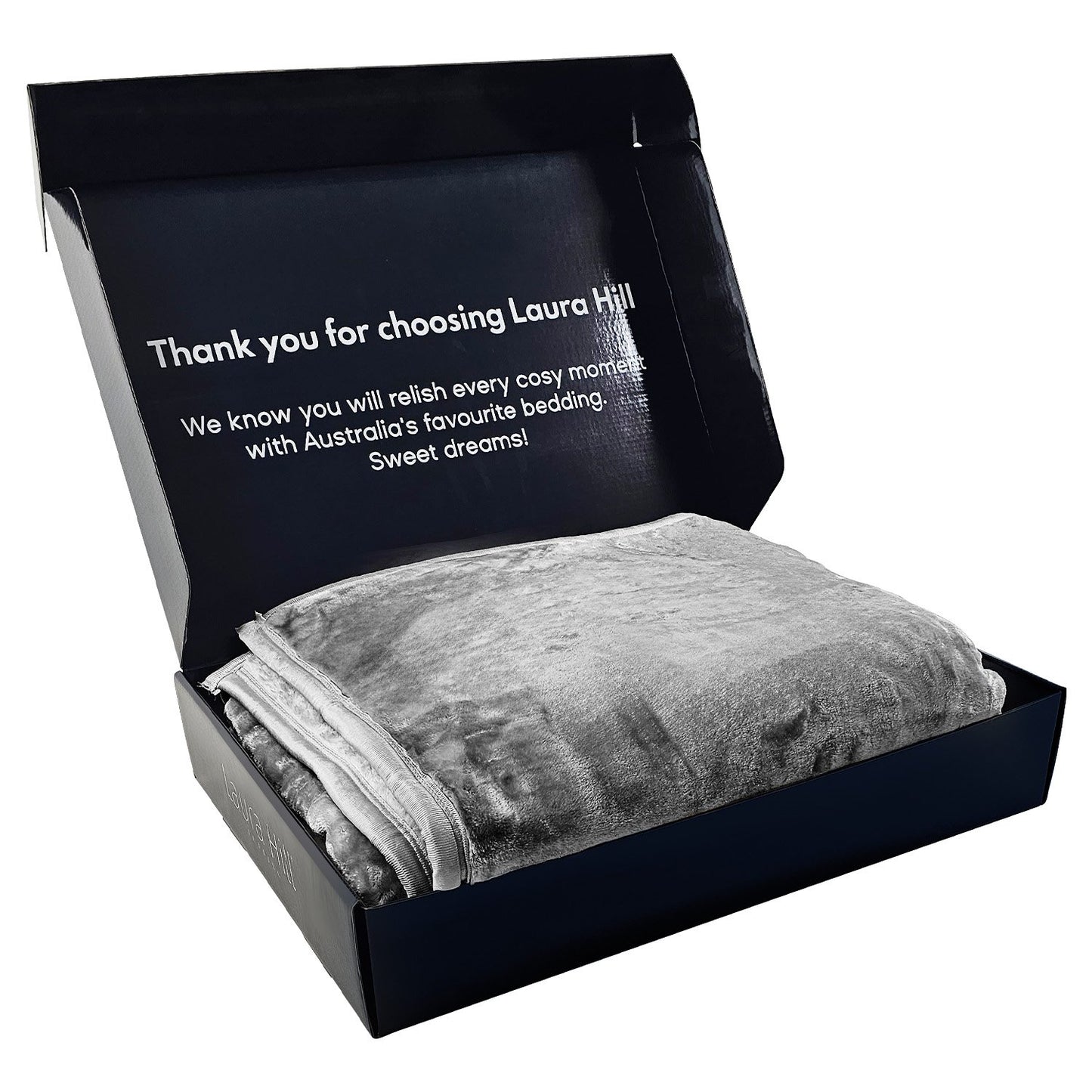 laura-hill-double-sided-large-220-x-240cm-faux-mink-throw-rug-blanket-800-gsm-heavy-silver at www.mallsonline.com.au